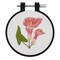 Bucilla Stamped Embroidery Kit W/3" Plastic Hoop-Delicate Lily